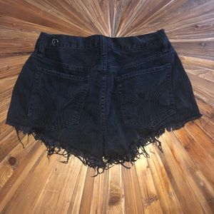 Black high waisted shorts